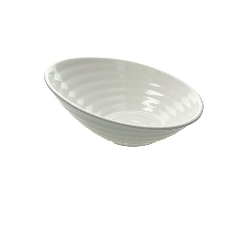 Bowl Obliqua In Porcellana Bianca Ø cm 35,5, collezione Show Plate - Tognana Porcellane