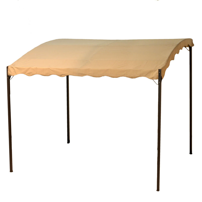 Gazebo laterale ad onda 3x2,5 m, beige