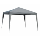 Gazebo pieghevole 3x3 m, grigio