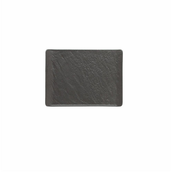 Piatto Rettangolare cm 20x15 Black, collezione Vulcania - Tognana Porcellane