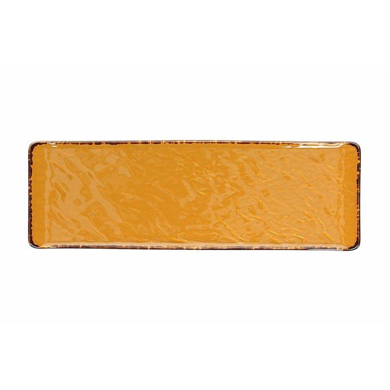 Piatto Rettangolare cm 30x10, colore Giallo, collezione Veggie - Tognana Porcellane