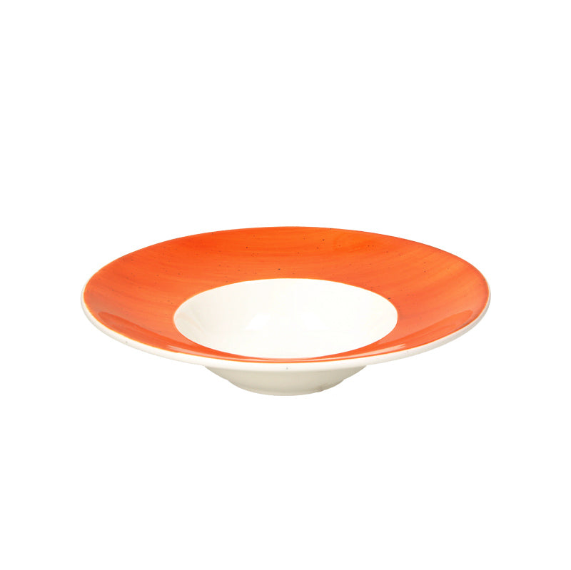 Piatto Fondo Gourmet Ø Cm 27, collezione B-Rush Orange - Tognana Porcellane