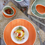 Piatto Fondo Gourmet Ø Cm 27, collezione B-Rush Orange - Tognana Porcellane