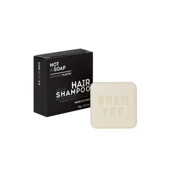 Solid Shampoo in Box, Argan Oil & Oat 15 g - Cosmetic 3.0