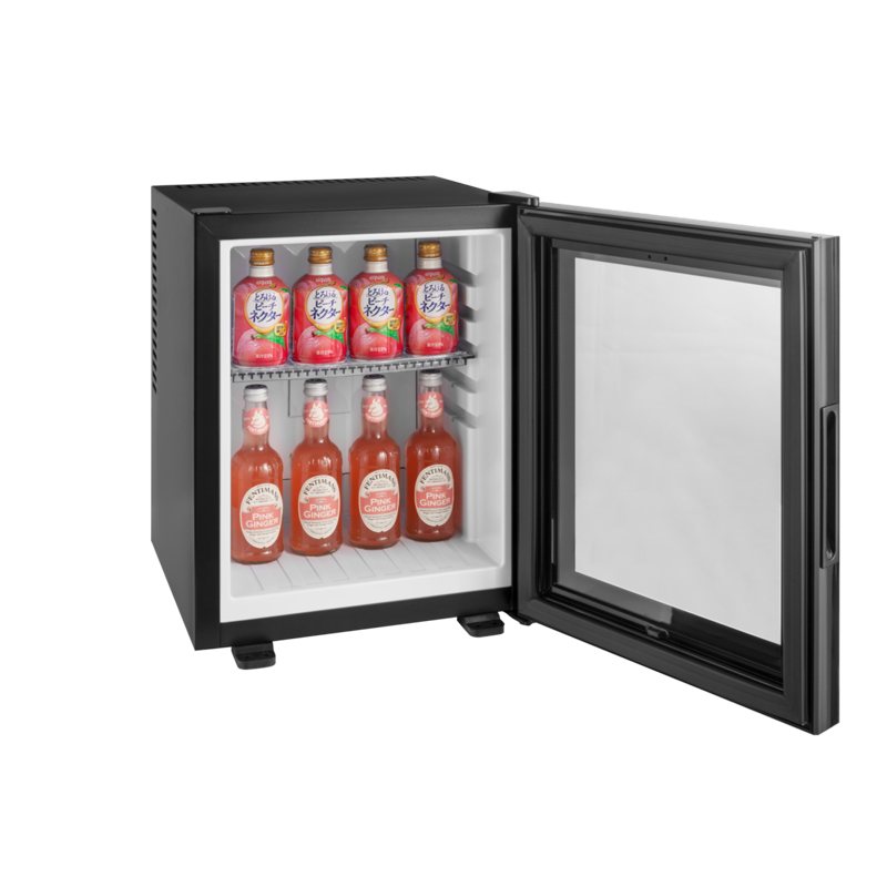 Minibar termoelettrico con porta a vetro 30 litri