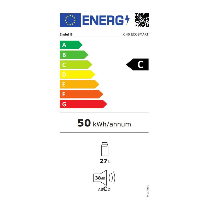 Minibar K40 Ecosmart, à Compression - Indel B