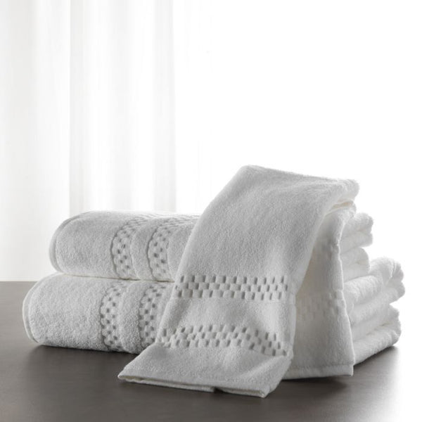 Lavette de bain 100 % coton bord Check - Frette