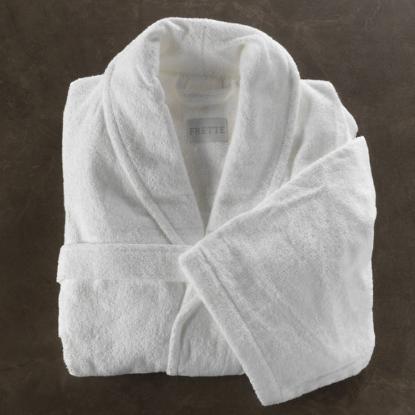 Peignoirs modèle à col châle en tissu éponge bouclette 430 g/m2 - Frette