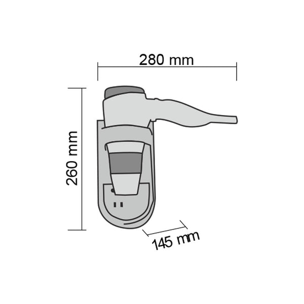 Haartrockner 1600 W, Schwarz