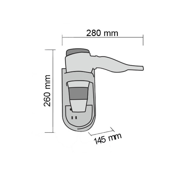 Asciugacapelli 1600 W, bianco