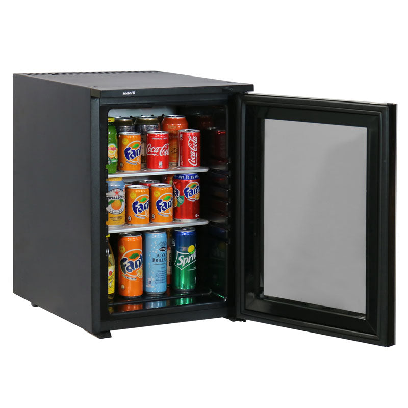 Minibar à Compression K40 Ecosmart avec porte vitrée sombre – Indel B