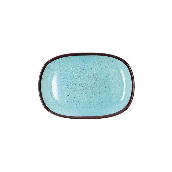 Vassoio Ovale cm 18x11, colore Blu, collezione Show Plate Colourful - Tognana Porcellane