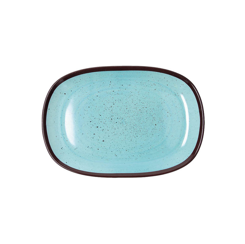 Vassoio Ovale cm 24x16, colore Blu, collezione Show Plate Colourful - Tognana Porcellane