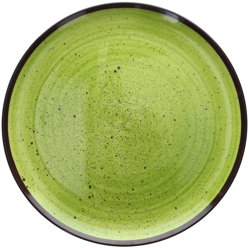 Vassoio Rotondo Ø 45, colore Verde, collezione Show Plate Colourful - Tognana Porcellane