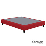 Feuerfestes Boxspringbett My Bed Spring aus Öko-Leder Safety - Dorelan