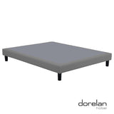 Feuerfestes Boxspringbett My Bed 16 cm aus Öko-Leder Safety - Dorelan