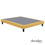 Feuerfestes Boxspringbett My Bed 16 cm aus Öko-Leder Safety - Dorelan