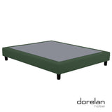 Feuerfestes Boxspringbett My Bed 16 cm aus Öko-Leder Skill - Dorelan