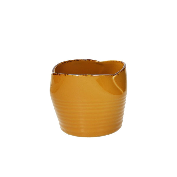 Vaso cm 12xh10, colore Giallo, collezione Veggie - Tognana Porcellane